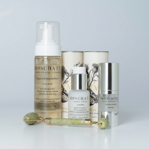 Combo 4. Andes Mousse Cleanser + Andes Serum + Andes Sublime Eyes + rodillo de jade